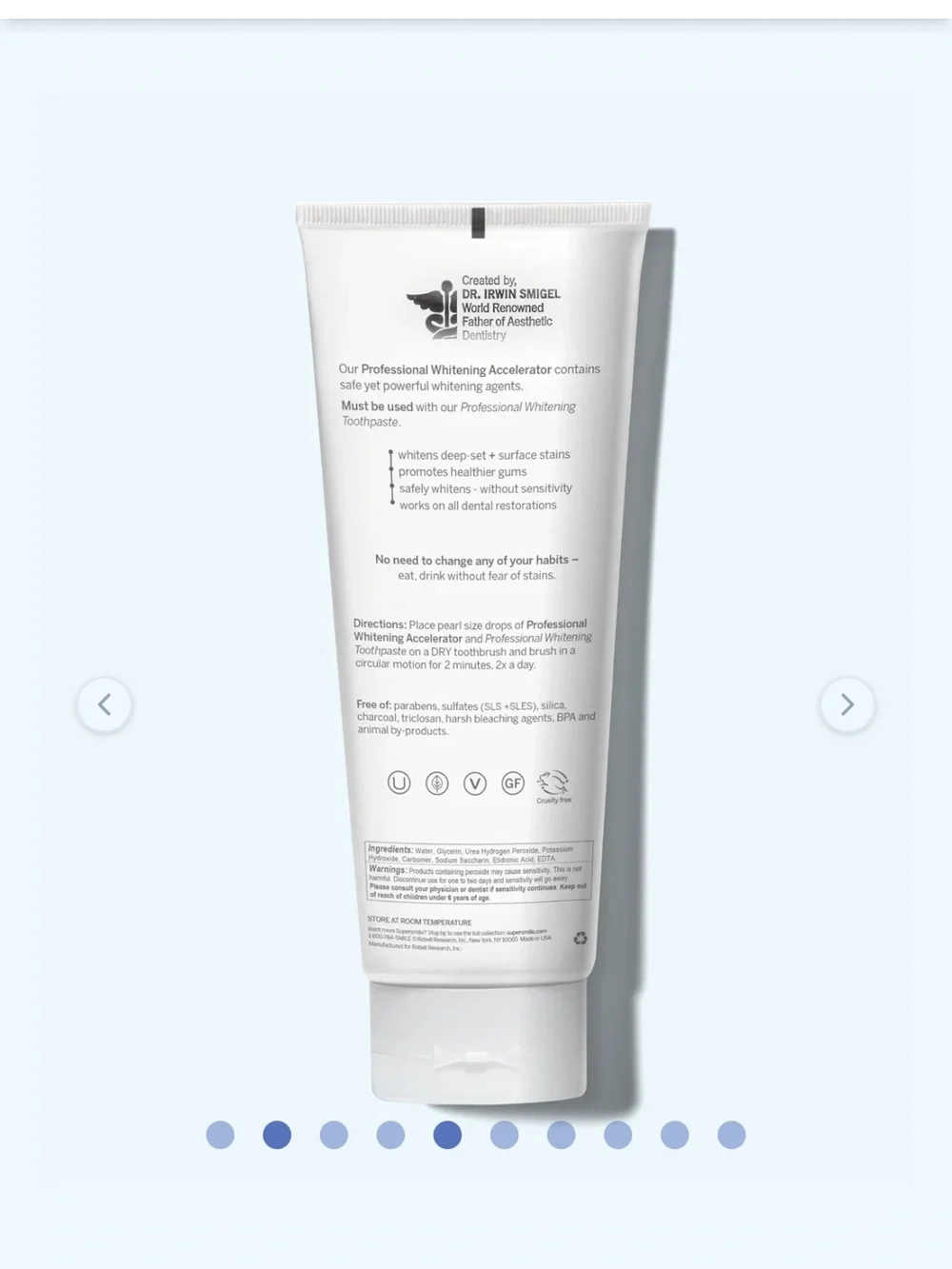 Supersmile Professional Whitening Accelerator.